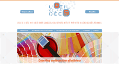 Desktop Screenshot of oeildeco.com